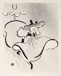 Jane Avril by Henri de Toulouse Lautrec