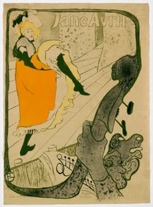 Jane Avril by Henri de Toulouse Lautrec