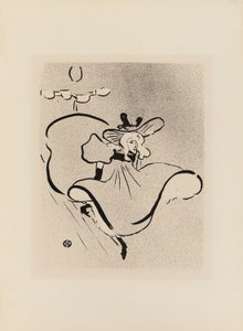 Jane Avril, from Le Café-Concert by Henri de Toulouse Lautrec