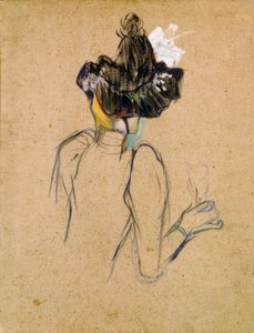 Jane Avril Seen from Behind