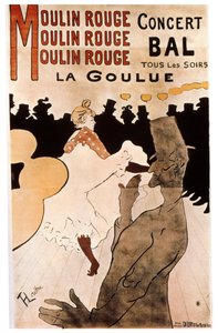 La Goulue at the Moulin Rouge, 1892 by Henri de Toulouse Lautrec