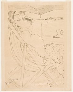 The Passenger of 54 by Henri de Toulouse Lautrec