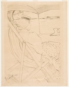 The Passenger of 54 by Henri de Toulouse Lautrec