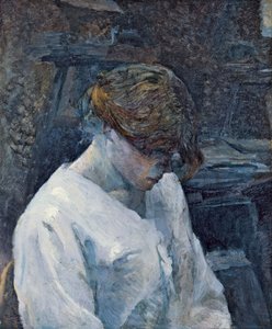 The Redhead in a White Blouse by Henri de Toulouse Lautrec