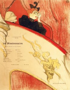 The Box at the Golden Mask by Henri de Toulouse Lautrec
