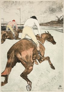 Le Jockey – Chevaux de Courses, pub. 1899 by Henri de Toulouse Lautrec