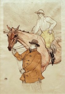 The Jockey Going to the Post