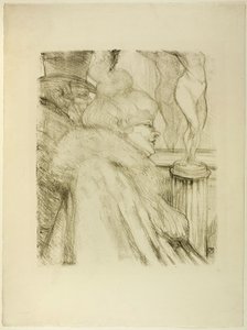 Leaving the Theater by Henri de Toulouse Lautrec