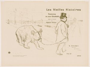 The Old Stories: Cover - Frontispiece by Henri de Toulouse Lautrec
