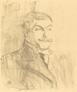 Lucien Guitry, 1896 by Henri de Toulouse Lautrec