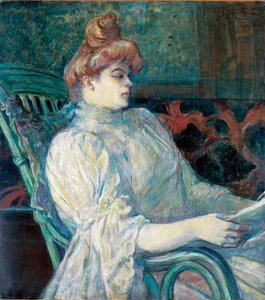Madame Marthe X. in Bordeaux by Henri de Toulouse Lautrec