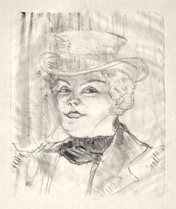 Madame Réjane by Henri de Toulouse Lautrec