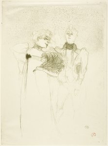 Mademoiselle Lender, in Madam Satan by Henri de Toulouse Lautrec