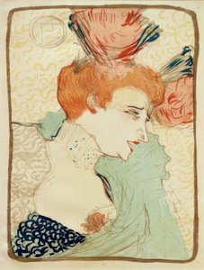 Mademoiselle Marcelle Lender, Bust by Henri de Toulouse Lautrec