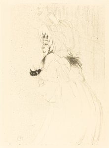 May Belfort Bowing by Henri de Toulouse Lautrec