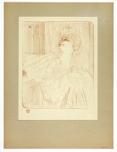 At Menilmontant by Bruant, plate four from Yvette Guilbert by Henri de Toulouse Lautrec