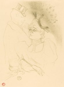 Mlle. Lender and Baron by Henri de Toulouse Lautrec