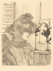 Mme. Le Marguoin, Milliner by Henri de Toulouse Lautrec