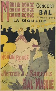 Moulin Rouge, La Goulue by Henri de Toulouse Lautrec