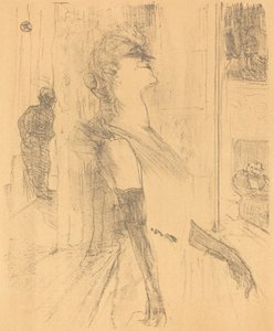 On the Stage by Henri de Toulouse Lautrec