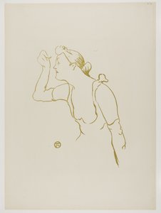 Paula Brébion, from Le Café-Concert by Henri de Toulouse Lautrec