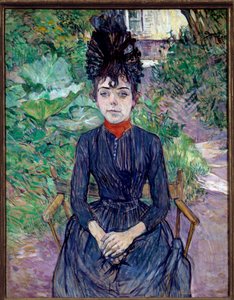 Portrait of Justine Dieuhl by Henri de Toulouse Lautrec