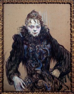 Portrait of a Woman in the Black Boa