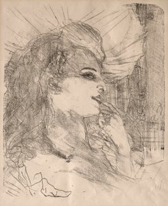 Portraits of Actors and Actresses: Thirteen Lithographs: Anna Held by Henri de Toulouse Lautrec