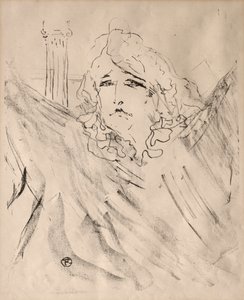 Portraits of Actors and Actresses: Thirteen Lithographs: Sarah Bernhardt, 1898
