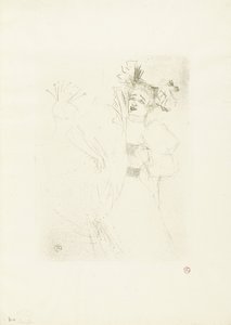 Portrait of Actress Marcelle Lender in the Opera Chilpéric by Henri de Toulouse Lautrec