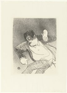 Portrait of Comedian Caudieux Dancing in Petit Casino