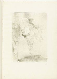 Portrait of Singer Marcelle Lender Dancing the Bolero in the Opera Chilpéric by Henri de Toulouse Lautrec