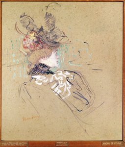 Profile of a woman, 1896