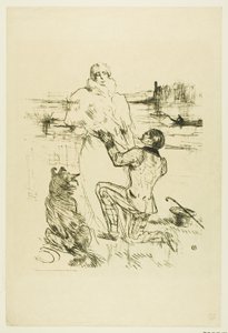 Proposal (first plate) by Henri de Toulouse Lautrec