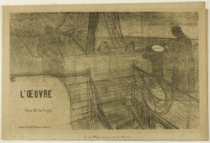 Prospectus—Program of the Work by Henri de Toulouse Lautrec