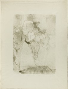 Rear View of Lender Dancing the Bolero in Chilpéric
