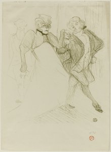 Réjane and Galipaux, in Madame Sans-Gêne by Henri de Toulouse Lautrec