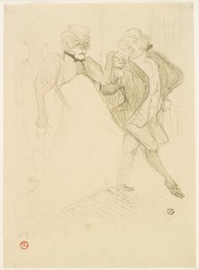 Réjane and Galipaux in Madame Sans-Gêne by Henri de Toulouse Lautrec