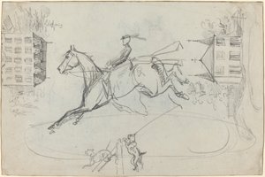 Sheet of Sketches by Henri de Toulouse Lautrec