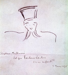 Stephane Mallarme by Henri de Toulouse Lautrec