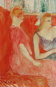 Study for In the Salon on the Rue des Moulins by Henri de Toulouse Lautrec