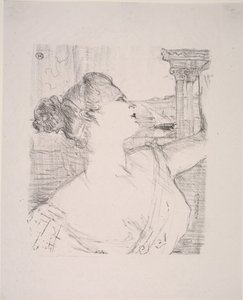 Sybil Sanderson by Henri de Toulouse Lautrec