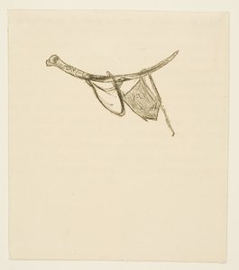 Tailpiece from Au Pied du Sinaï by Henri de Toulouse Lautrec