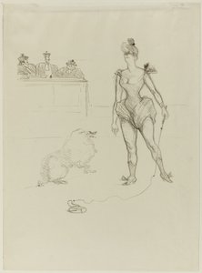 The Animal-Tamer Before the Tribunal by Henri de Toulouse Lautrec