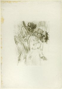 The Arrest of Schlomé Fuss, from Au Pied du Sinaï by Henri de Toulouse Lautrec