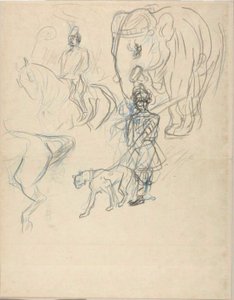 The Cortege of the Rajah by Henri de Toulouse Lautrec