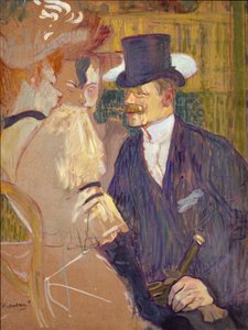 The Englishman at the Moulin Rouge by Henri de Toulouse Lautrec