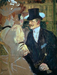The Englishman at the Moulin Rouge by Henri de Toulouse Lautrec