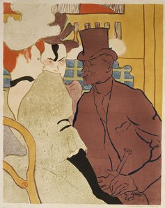 The Englishman at the Moulin Rouge, 1892 by Henri de Toulouse Lautrec