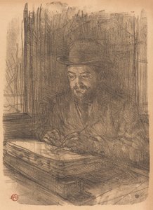 The Fine Printmaker Adolphe Albert by Henri de Toulouse Lautrec